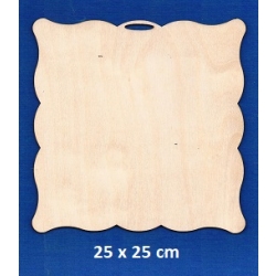 SKLEJKA #3mm Baza 25x25cm , tabliczka 25x25, obrazek 25x25 / ozdoba falka / XIV715